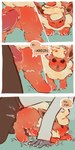 1:2 anal anal_penetration bestiality circumcised comic duo eeveelution english_text faceless_character faceless_human faceless_male feral feral_focus feral_penetrated flareon floofyskydraws fur generation_1_pokemon genitals grass hi_res human human_on_feral human_penetrating human_penetrating_feral humanoid_genitalia humanoid_penis interspecies male male/male male_focus male_penetrated male_penetrating male_penetrating_male mammal nintendo one_eye_closed open_mouth orange_body orange_fur penetration penile penile_penetration penis penis_in_ass plant pokemon pokemon_(species) pokemon_speak pokephilia quadruped sex simple_background solo_focus text yellow_body yellow_fur