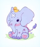 ambiguous_gender elephant elephantid feral hi_res mammal proboscidean rubber_duck simple_background solo takoya_de trunk white_background