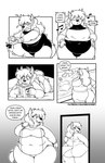 Rating: s
ID: 5617034
Date: 2025-06-02 18:15:20 -0400
Status: active
Score: 5
2023 4_toes 5_fingers 5_panel_comic :< anthro barefoot bedding belly belly_overhang big_belly big_breasts big_butt bikini black_line_art bodily_fluids book borderless_panel bottomwear bra bracelet breasts butt canid canine canis clenched_teeth closed_frown clothing comic dialogue digital_media_(artwork) domestic_dog english_text eyebrow_through_hair eyebrows eyelashes eyes_closed feet female fingers flash_bubble flying_sweatdrops frown fur gradient_background greyscale hair hi_res holding_book holding_object huge_thighs inner_ear_fluff inside jewelry leotard long_hair looking_back_at_self lying mammal mary_blissany monochrome mouth_closed music musical_note musical_symbol navel_outline necklace nekocrispy obese obese_anthro obese_female on_front one-piece_swimsuit open_mouth open_smile overweight overweight_anthro overweight_female pawpads paws pear-shaped_figure reading reading_book reflection shirt shorts simple_background smile solo standing stretching sweat sweatdrop swimwear symbol tank_top teeth text thick_thighs toes tongue topwear translucent translucent_hair tuft two-piece_swimsuit underwear url wide_hips post #5617034