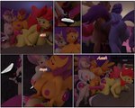 3d_(artwork) accessory anal anal_fingering animal_genitalia animal_penis anthro anthrofied apple_bloom_(mlp) big_breasts bodily_fluids border breasts butt cock_ring comic crossgender cum cutie_mark_crusaders_(mlp) digital_media_(artwork) equid equine equine_genitalia equine_penis fingering friendship_is_magic ftg_crossgender fti_crossgender genital_fluids genitals group gynomorph gynomorph/gynomorph hasbro hi_res horn intersex intersex/intersex jewelry kissing mammal my_little_pony mythological_creature mythological_equine mythology nipples nude pegasus penis penis_accessory penis_jewelry scootaloo_(mlp) sex_toy sweetie_belle_(mlp) tomixp trio unicorn white_border wings