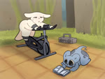 Rating: s
ID: 5546519
Date: 2025-05-03 16:06:51 -0400
Status: active
Score: 218
2d_animation 4:3 ambiguous_gender animated anthro biped bodily_fluids colored duo electronics exercise exercise_bike frame_by_frame gourmand_(rain_world) hi_res lantern_mouse_(rain_world) moss outside plant radio rain_world reading slugcat soarfloh solo_focus sound sweat thick_thighs videocult post #5546519