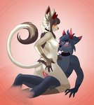 anthro anthro_on_anthro anthro_penetrated anthro_penetrating anthro_penetrating_anthro atem_(smar7) breasts canid canine collar cowgirl_position domestic_cat duo fangsboi felid feline felis female female_penetrated fox from_front_position hellfox hi_res holding_chain male male/female male_penetrating male_penetrating_female mammal marc_(smar7) on_bottom on_top penetration sex