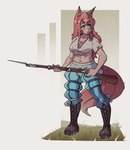 Rating: s
ID: 5602393
Date: 2025-05-27 13:40:03 -0400
Status: active
Score: 7
animal_humanoid boots canid canid_humanoid canine canine_humanoid clothing female footwear fox_humanoid gun hi_res humanoid laced_boots mammal mammal_humanoid musket neva_(beans) potaroe ranged_weapon shoes solo topwear torn_clothing torn_topwear weapon post #5602393