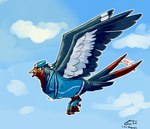 Rating: q
ID: 5622273
Date: 2025-06-05 10:10:01 -0400
Status: active
Score: 16
ambiguous_gender ambiguous_prey avian avian_feet beak blue_body bobosnailo clothing costume feathered_crest feathered_wings feathers feet female female_pred feral flight_attendant_uniform footwear furgonomic_footwear furgonomics generation_3_pokemon gyrotech head_crest hi_res larger_pred markings mistral_(gyro) neck_bulge nintendo pokemon pokemon_(species) red_markings size_difference swellow tail tail_feathers talons toes vore white_body white_markings wings yellow_eyes post #5622273