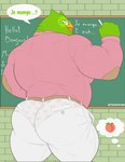 Rating: q
ID: 5324502
Date: 2025-01-22 19:53:29 -0500
Status: active
Score: 59
2025 absurd_res anthro avian barazoku beak belt big_butt big_muscles bird bottomwear bubble_butt butt chalk chalkboard classroom clothed clothing collared_shirt dialogue dress_shirt duo_(duolingo) duolingo emoji english_text eyewear feathers food french_text fruit glasses heart_clothing heart_symbol heart_underwear hi_res holding_object huge_butt huge_muscles huge_thighs inside looking_at_viewer looking_back looking_back_at_viewer male mascot musclegut muscular muscular_anthro muscular_male offscreen_character open_mouth open_smile owl pants pattern_clothing pattern_underwear peach_(fruit) plant rear_view school shirt smile solo standing talking_to_viewer teacher text thick_arms thick_thighs thought_bubble tight_clothing topwear translucent translucent_bottomwear translucent_clothing translucent_pants tuft tylerstark underwear wall_(structure) post #5324502