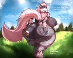 after_vore alexis-01 anthro anthro_pred arcanine areola belly big_belly big_breasts big_butt black_areola black_nipples bowhuskers breast_expansion breasts butt butt_expansion english_text expansion female female_pred fur generation_1_pokemon green_eyes grey_body grey_fur growth hi_res huge_breasts huge_butt looking_back male male_prey mammal nintendo nipples nude pokemon pokemon_(species) rear_view ribbon_(bowhuskers) rinthalox solo tail tattooification text thick_thighs tuft vore vore_tattoo