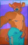 Rating: q
ID: 5566236
Date: 2025-05-12 04:37:47 -0400
Status: active
Score: 12
anthro bovid bovine cattle chain clothing gold_(metal) gold_chain horn male mammal muscular muscular_male salivahero shirtless_anthro shirtless_male solo underwear post #5566236