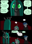 ?! arthropod changeling clothing comic dialogue digital_media_(artwork) ellipsis english_text equid equine female feral friendship_is_magic group hair hasbro horn lol_comments male mammal metal_(artist) my_little_pony mythological_creature mythological_equine mythology princess_celestia_(mlp) queen_chrysalis_(mlp) scratches shining_armor_(mlp) smile text unicorn winged_unicorn wings