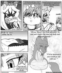 2018 absurd_res accessory accipitrid accipitriform alligator alligatorid anatid anseriform anthro arthropod avian big_breasts bird bottomwear bovid bovine bow_ribbon bra breasts canid canine canis caprine chimera choker clothed clothing comic crocodilian domestic_cat dragon duck english_text equid equine eyewear felid feline felis female fish fur giraffe giraffid glasses goat group hair hair_accessory hair_bow hair_ribbon hi_res horn horse if_hell_had_a_taste jewelry kangaroo macropod male mammal marci_hetson marine marsupial monochrome mythological_creature mythological_scalie mythology necklace open_mouth pantherine pants paper_bag procyonid raccoon rebecca_darcwaters reptile ribbons rodent scales scalie scar sciurid shark shirt skylar_fidchell striped_body striped_fur stripes sweater text tiger topwear trio underwear viroveteruscy wolf