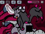 2018 ambiguous_penetration anonymous_artist banned_from_equestria black_hair black_tail blush blush_lines censor_bar censored cowgirl_position cum_meter curved_horn digital_media_(artwork) duo equid equine eyes_closed female female_focus feral feral_on_feral from_front_position fur glowing glowing_horn grey_body grey_fur hair highlights_(coloring) hooves horn hud interspecies looking_pleasured low_res magic magic_aura male male/female mammal mythological_creature mythological_equine mythology oleander_(tfh) on_bottom on_top open_mouth open_smile penetration pink_highlights pixel_(artwork) predator/prey predator_penetrating_prey purple_hooves raised_tail sex smile solo_focus style_emulation tail tentacles them's_fightin'_herds unicorn unicorn_horn