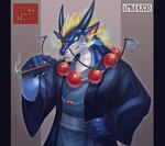 alternate_form anthro athletic beads clothing dragon eastern_dragon hair hi_res male mane mane_hair mythological_creature mythological_scalie mythology pipe prayer_beads rain_dragon robe scalie smoke sugitaku teryx_commodore whiskers