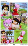 3d_(artwork) absurd_res accessory amy_rose anthro areola big_breasts black_hair blender_(artwork) boots breast_squish breasts butt clothed clothing comic covering covering_breasts covering_self dialogue digital_media_(artwork) distraction domestic_cat duo english_text eulipotyphlan exposed_breasts family_guy_death_pose felid feline felis female fight footwear gesture gloves green_eyes hair hand_gesture handwear headband hedgehog hi_res high_heeled_boots high_heels honey_the_cat humor knee_boots knee_highs legwear mammal meme motion_blur nipples open_mouth panties panty_shot piko_piko_hammer pink_body pointing question_mark sega shoes smile sonic_the_fighters sonic_the_hedgehog_(series) sound_effects squish tahlian text thick_thighs torn_clothing unconscious underwear upskirt url weaponized_breasts wide_hips x_eyes yamcha_death_pose yellow_body