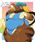 Rating: q
ID: 5666852
Date: 2025-06-25 13:06:42 -0400
Status: pending
Score: 14
2025 absurd_res alolan_form alolan_raichu anthro bandage bandage_on_face bandage_on_nose beret big_breasts big_butt blue_eyes blue_sclera blush blush_stickers breasts brown_body brown_fur butt cleavage clothed clothing curvy_figure dewlap_(anatomy) ear_piercing ear_ring english_text eyebrow_through_hair eyebrows female fur generation_1_pokemon generation_2_pokemon generation_7_pokemon gloves_(marking) goopyarts gradient_background hair hat headgear headwear hi_res hybrid hybrid_pokemon long_tail markings multicolored_body multicolored_fur nintendo one-piece_swimsuit open_mouth overweight overweight_anthro overweight_female paint paintbrush_tail piercing pink_nose pokemon pokemon_(species) portrait regional_form_(pokemon) ring_piercing shy shy_smile simple_background smeargle smile solo swimwear tail tan_body tan_fur text thick_thighs three-quarter_portrait three-quarter_view translucent translucent_hair unusual_eyes voluptuous yellow_body yellow_fur post #5666852