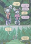 2023 absurd_res anthro bicycle bottomwear brother_(lore) brother_and_sister_(lore) clothed clothing comic cycling dialogue duo ear_piercing english_text female fur hair hi_res iris_(ratcha) male mammal mouse murid murine outside piercing ratcha rodent shirt sibling_(lore) sister_(lore) skye_(ratcha) speech_bubble tail text topwear twins_(lore) vehicle