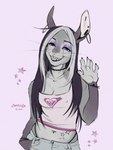 Rating: q
ID: 5339257
Date: 2025-01-29 20:58:31 -0500
Status: active
Score: 85
2025 3:4 5_fingers angie_(rattfood) anthro armwear artist_name bedroom_eyes belly_tattoo black_choker black_jewelry black_necklace bracelet braces buckteeth choker clothed clothed_anthro clothed_female clothing collarbone countershade_face countershade_hands countershade_neck countershading crop_top ear_piercing ear_ring early_2000s eyebrow_through_hair eyebrows eyelashes eyeshadow female feminine fingers fully_clothed fully_clothed_anthro fully_clothed_female fur gesture greeting_viewer grey_body grey_fur hair hi_res hoop_ear_ring jewelry lagomorph leporid long_hair long_whiskers looking_at_viewer makeup mammal markings narrowed_eyes navel navel_piercing necklace neckwear nipple_outline philtrum piercing pink_nose purple_eyeshadow rabbit rattfood ring_piercing seductive shirt simple_background smile smiling_at_viewer solo star_(marking) tattoo teeth text thong_straps topwear translucent translucent_hair waving waving_at_viewer whale_tail whiskers post #5339257
