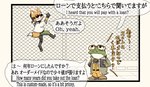 amphibian anthro beltino_toad canid canine climbing comic duo english_text eyewear fence fox frog glasses hi_res james_mccloud japanese_text katamichi male mammal nintendo partially_translated star_fox sunglasses text toad_(frog) translation_request