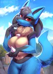 Rating: s
ID: 5283790
Date: 2025-01-03 05:32:36 -0500
Status: active
Score: 143
2025 5_fingers absurd_res anthro big_breasts biped bloominglynx blue_body blue_fur blue_tail breasts chest_spike cloud day featureless_breasts featureless_crotch female fingers front_view fur generation_4_pokemon hand_spike hi_res looking_at_viewer lucario navel neck_tuft nintendo nude nude_anthro nude_female outdoor_nudity outside plant pokemon pokemon_(species) red_eyes sky solo spikes spikes_(anatomy) standing tail teeth tree tuft post #5283790