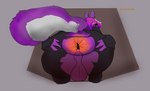 anthro anus big_butt butt genitals hi_res huge_butt hyper hyper_butt male mammal mephitid skunk solo vixyskonk