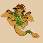 1:1 4_arms 4_ears alex_(overgrown_lizards) anthro avali avian chaseinfinity claws feathered_wings feathers feet female hi_res multi_arm multi_ear multi_limb solo winged_arms wings