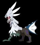 2016 alpha_channel ambiguous_gender chimera feral fur generation_7_pokemon hi_res legendary_pokemon nintendo official_art pokemon pokemon_(species) silvally simple_background solo transparent_background unknown_artist white_body white_fur