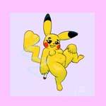 1:1 anthro black_eyes blush border breasts c2d2 drugs featureless_breasts featureless_crotch female feral generation_1_pokemon hand_on_leg joint joint_in_hand marijuana nintendo nude pikachu pink_border pokemon pokemon_(species) red_sclera rosy_cheeks simple_background solo spread_legs spreading yellow_body