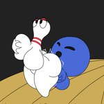 1:1 animate_inanimate balls big_breasts big_butt blue_body breast_grab breasts butt duo female fuckable_pin genitals hand_on_breast hi_res horny_blue_bowlingball kuge male male/female meme mouthless penetration penis thick_thighs white_body wyer_bowling_(meme)