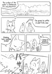 2017 ambiguous_gender anthro avian bird columbid comic dialogue domestic_cat doukutsunezumi english_text felid feline felis feral hard_translated hi_res japanese_text kemono mammal monochrome pigeon right_to_left shironeko_(doukutsunezumi) text third-party_edit translated translation_edit