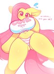 Rating: q
ID: 5520099
Date: 2025-04-21 12:17:38 -0400
Status: active
Score: 54
anthro big_breasts blush bodily_fluids breasts butt butt_from_the_front clothing crop_top dialogue english_text equid equine female fluttershy_(mlp) friendship_is_magic hair hasbro hi_res horse low-angle_view mammal my_little_pony navel nervous panties pink_hair pink_tail pony ponytail puppysnackz semi-anthro shirt simple_background solo sweat sweatdrop tail text thick_thighs topwear underwear white_background worm's-eye_view yellow_body post #5520099