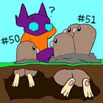 1:1 2023 3_toes ambiguous_gender digital_media_(artwork) diglett dugtrio feet feral foot_focus generation_1_pokemon generation_3_pokemon group hashtag hi_res id_number male nintendo number paws pokemon pokemon_(species) question_mark sabes sableye secretsableye text toes