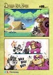 anthro bad_bear_ben bear comic dialogue hemo_the_alchemist imagination knife male mammal mugging pictographics procyonid raccoon slightly_chubby smile suid suina sus_(pig) takataka thug wild_boar