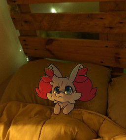 Rating: s
ID: 4986359
Date: 2024-08-14 18:51:27 -0400
Status: active
Score: 108
2024 ambiguous_gender bed bedding blanket blue_eyes blue_pupils fennekin feral freckles fur furniture generation_6_pokemon gingy_(gingy_k_fox) gingy_k_fox grey_body grey_fur hi_res inner_ear_fluff nintendo photo_background photography_(artwork) pillow pokemon pokemon_(species) pouting pupils real red_body red_fur shiny_pokemon signature solo tuft under_blanket white_body white_fur wood post #4986359