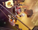 Rating: s
ID: 4618406
Date: 2024-02-23 19:35:34 -0500
Status: active
Score: 19
alternate_costume antennae_(anatomy) anthro armor arthropod artist_name bee brown_eyes charmy_bee charuzu2712 clothing english_text footwear full-length_portrait gloves handwear headgear helmet hi_res honeycomb hymenopteran insect male open_mouth portrait question_mark reflection sega shoes solo sonic_the_hedgehog_(series) space space_helmet speech_bubble star_(sky) text white_clothing white_gloves white_handwear post #4618406