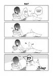 anthro canid canine clothing comic dialogue english_text female fur hi_res human kemono lila_(kashiwagi_aki) male mammal monochrome text translated yakantuzura zinovy