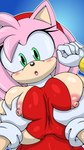 9:16 amy_rose anthro big_breasts breast_grab breasts duo eulipotyphlan female grabbing_both_breasts hand_on_another's_breast hand_on_breast hedgehog hi_res mammal nipples sega sonic_the_hedgehog_(series) sonicguru