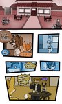 2018 3:5 anthro biped canid cobalt_(tatsuchan18) collar comic detailed_background dialogue english_text felid fur group hair hi_res male mammal open_mouth pantherine sitting spade_(tatsuchan18) speech_bubble standing tatsuchan18 text tiger