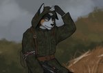 Rating: s
ID: 5587680
Date: 2025-05-21 03:18:21 -0400
Status: active
Score: 7
2019 anthro bag bandage bandaged_arm camo camo_clothing camo_print canid canine canis clothing coat digital_drawing_(artwork) digital_media_(artwork) domestic_dog fingerless_gloves gloves gun handwear kirkir male mammal pattern_clothing ranged_weapon rifle signature sniper_rifle solo topwear weapon post #5587680