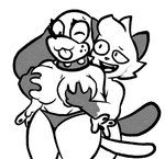 Rating: q
ID: 4987087
Date: 2024-08-15 02:42:04 -0400
Status: active
Score: 20
2023 anthro arms_around_another behind_another breast_grab breasts canid canine canis clothing collar dew_(lewdewott) dewott digital_drawing_(artwork) digital_media_(artwork) domestic_dog duck_hunt duck_hunt_dog duo female floppy_ears generation_5_pokemon hand_on_breast hi_res huntress_(lewdewott) lewdewott looking_at_another mammal monochrome nintendo one_eye_closed open_mouth panties pokemon pokemon_(species) simple_background spiked_collar spikes tail thick_thighs tongue tongue_out underwear white_background post #4987087