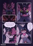 2024 agious angry anthro areola blush bodily_fluids breasts close-up comic cum dialogue duo embarrassed english_text felid feline female generation_7_pokemon generation_9_pokemon genital_fluids genitals hi_res hug humor incineroar laugh leaking_cum looking_pleasured lying male male/female mammal medium_breasts meowscarada mira_(agious) nintendo nipples penis pink_areola pink_nipples pokemon pokemon_(species) romantic romantic_ambiance sweat tail tail_motion tears teeth text tongue url