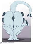 2023 3:4 anthro anus areola bedroom_eyes bent_over big_breasts big_butt blue_areola breasts butt eyelashes female forward_bent_pose generation_2_pokemon genitals goolee hanging_breasts hi_res huge_butt legendary_pokemon lugia narrowed_eyes nintendo nipples nude pokemon pokemon_(species) praise_da_booty_(meme) presenting presenting_hindquarters presenting_pussy pussy raised_tail rear_view seductive simple_background smile solo tail thick_thighs tongue tongue_out white_body y_anus