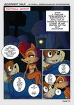 age_difference anthro archie_comics bed bedroom canid canine chipmunk comic dialogue duo english_text epicsubterfuge female fox furniture ground_squirrel hi_res jessepajamas joykill larger_female male male/female mammal miles_prower older_female rodent sally_acorn sciurid sega size_difference smaller_male sonic_the_hedgehog_(archie) sonic_the_hedgehog_(comics) sonic_the_hedgehog_(series) text young young_anthro younger_male