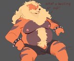 Rating: q
ID: 5502059
Date: 2025-04-13 18:58:00 -0400
Status: active
Score: 19
anthro anthrofied arcanine belly belly_overhang black_clothing body_hair bulge canid canine chest_hair clothed clothing generation_1_pokemon grey_background looking_at_viewer male mammal mayrawr moobs navel nintendo nipples overweight pokemon pokemon_(species) pokemorph simple_background sitting solo topless topless_male underwear post #5502059