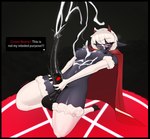 Rating: e
ID: 5353651
Date: 2025-02-05 15:55:48 -0500
Status: active
Score: 87
2025 abstract_background absurd_res animal_genitalia animal_penis animate_inanimate anthro armwear bell bell_collar black_body black_border black_eyelids black_nipples black_penis black_skin black_speech_bubble bodily_fluids border bovid breasts cape caprine cloak clothing cloven_hooves collar cult_of_the_lamb cum cum_on_chest cum_on_face cum_on_own_chest cum_on_own_face cum_on_self dialogue_box ears_down ejaculation elbow_gloves english_description english_text equine_genitalia equine_penis exclamation_point eyebrow_through_hair eyebrows eyelashes fur genital_fluids genitals glistening_eyelids gloves glowing glowing_eyes gynomorph gynomorph_anthro gynomorph_penetrating hair half-closed_eyes handwear herm hi_res highlighted_text hooves horn intersex intersex_anthro intersex_penetrating kneeling kneeling_on_ground lamb_(cult_of_the_lamb) legwear looking_at_another looking_at_partner mammal massive_monster_(studio) masturbation medial_ring medium_breasts medium_hair mostly_nude_anthro mostly_nude_gynomorph narrowed_eyes navel nipples no_irises occult_symbol open_mouth orgasm_face penetrable_sex_toy penetration penis pentagram pink_eyes pivoted_ears pointy_ears prick_ears projectile_cum red_cape red_clothing red_crown_(cult_of_the_lamb) red_sclera sex_toy sex_toy_penetration sharp_horn sheep signature skinny_anthro skinny_gynomorph small_horn smaller_version_at_source snout solo symbol tenenbris_(artist) text thick_eyelashes thigh_highs thin_penis translucent translucent_hair ventral_groove white_armwear white_body white_clothing white_elbow_gloves white_fur white_gloves white_hair white_handwear white_legwear white_text white_thigh_highs post #5353651
