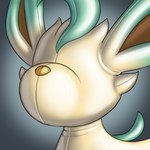 1:1 2023 ambiguous_gender animate_inanimate brown_inner_ear brown_nose bust_portrait digital_media_(artwork) dipstick_ears drone ear_markings eeveelution eyeless faceless_ambiguous faceless_character faceless_feral featureless_face feral generation_4_pokemon green_ears green_tuft head_tuft icon inflatable latex leafeon living_inflatable living_pool_toy low_res mouthless multicolored_ears nintendo null_face pokemon pokemon_(species) pool_toy portrait posexe shaded simple_background soft_shading solo three-quarter_view tuft yellow_body yellow_face