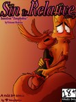 absurd_res anthro bedroom_eyes big_tail black_eyebrows black_nose black_sclera blush brown_body brown_fur brown_nose canid canine canis comic cover cover_art cover_page damian_(zoophobia) duo english_text eyebrows finger_on_chin fluffy_ears folded_ears fur genitals hi_res hug jack_(zoophobia) jackal male male/male mammal narrowed_eyes nervous nervous_smile penis penis_base pupils red_body red_fur red_pupils seductive short_tail siriusandpyri slim tail text white_sclera zoophobia