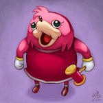 1:1 2018 amy_rose anthro compression_artifacts digital_media_(artwork) eulipotyphlan female fur hedgehog humor mammal meme pink_body pink_fur ry-spirit sega solo sonic_the_hedgehog_(series) ugandan_knuckles