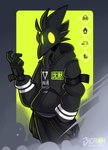 Rating: s
ID: 5599971
Date: 2025-05-26 14:26:21 -0400
Status: active
Score: 12
2023 5_fingers abstract_background anthro avian beak bird black_body black_bottomwear black_clothing black_fingerless_gloves black_gloves black_hair black_handwear black_hoodie black_pants black_topwear bottomwear cjk_character clothed clothing corvid corvus_(genus) crow digital_media_(artwork) empty_eyes fingerless_gloves fingers front_view fully_clothed gloves glowing glowing_eyes green_eyes grey_clothing grey_shirt grey_topwear hair hand_in_pocket handwear hi_res hoodie male oscine pants passerine phosphoruscrow pockets portrait ryze_(phosphoruscrow) shaded shirt signature soft_shading solo standing streetwear techwear text text_on_clothing text_on_hoodie text_on_topwear three-quarter_portrait three-quarter_view topwear post #5599971