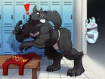 Rating: e
ID: 5660879
Date: 2025-06-22 16:39:15 -0400
Status: active
Score: 20
2025 4:3 4_toes 5_fingers absurd_res anthro armpit_hair bench black_body black_fur blush bodily_fluids body_hair butt canid canine canis clothed clothing duo exclamation_point facial_hair feet fingers fur fur_markings goatee handpaw hi_res jockstrap jockstrap_only locker locker_room looking_at_another looking_at_another's_butt looking_back male mammal markings muscular muscular_anthro muscular_male navel pawpads paws pecs peeping shirt signature silver_fang sweat sweatdrop tail tank_top teeth toes topless topwear underwear underwear_only wolf ych_(character) yellowluster post #5660879