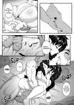 absurd_res bed bedding big_breasts big_butt black_fingernails black_nails blanket blush breasts butt clothes_on_floor clothing colored_nails comic covering covering_mouth covering_own_mouth covering_self darren_(martincorps) dialogue duo english_text erection female female_penetrated fingernails from_behind_position furniture genitals goblin gobu hair hi_res human human_on_humanoid human_penetrating human_penetrating_humanoid humanoid humanoid_penetrated humanoid_pointy_ears interspecies male male/female male_penetrating male_penetrating_female mammal martincorps monochrome nails nipples not_furry nude penetration penile penile_penetration penis penis_in_pussy pillow pointy_ears pussy sex short_stack spoon_position spooning text vaginal vaginal_penetration