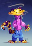 Rating: s
ID: 5638450
Date: 2025-06-12 20:24:04 -0400
Status: pending
Score: 5
2020 4_fingers 4_toes absurd_res amphibian anthro arms_bent barefoot blue_background blue_bottomwear blue_clothing blue_pants bottomwear cigarette cigarette_in_mouth cigarette_smoke clothed clothed_anthro clothed_male clothing colored digital_drawing_(artwork) digital_media_(artwork) electronics english_description eyes_closed feet fingers full-length_portrait fully_clothed fully_clothed_anthro fully_clothed_male giacomo_boni gradient_background headphones headphones_around_neck hi_res hoodie light lighting lineless lit_cigarette long_tail male male_anthro markings multicolored_body multicolored_skin object_in_mouth pants pockets portrait purple_body purple_clothing purple_hoodie purple_markings purple_skin purple_topwear salamander salamander_(giacomo_boni) shaded signature simple_background smoke smoking smoking_cigarette solo standing tail tail_markings teeth toes tooth_gap toothy_smile topwear two_tone_body two_tone_skin two_tone_tail yellow_body yellow_skin yellow_tail post #5638450