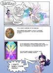 alternate_species chimera clothed clothing comic crown dialogue discord_(mlp) draconequus english_text equid equine feathered_wings feathers female friendship_is_magic hair hasbro headgear hi_res horn human humanized mammal mauroz multicolored_hair my_little_pony mythological_creature mythological_equine mythology night nightgown princess_celestia_(mlp) princess_luna_(mlp) purple_eyes purple_hair school school_uniform text tiara twilight_sparkle_(mlp) two_tone_hair uniform winged_unicorn wings